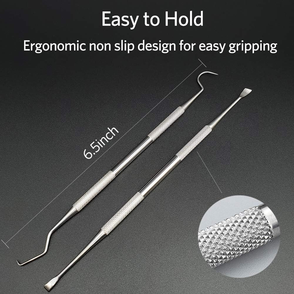 Stainless Steel Dental Hygiene Kit: Professional Teeth Cleaning Tools for Home