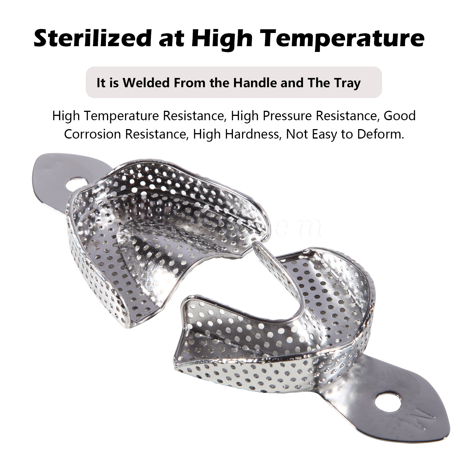Autoclave Perforated Dental Impression Trays Upper + Lower