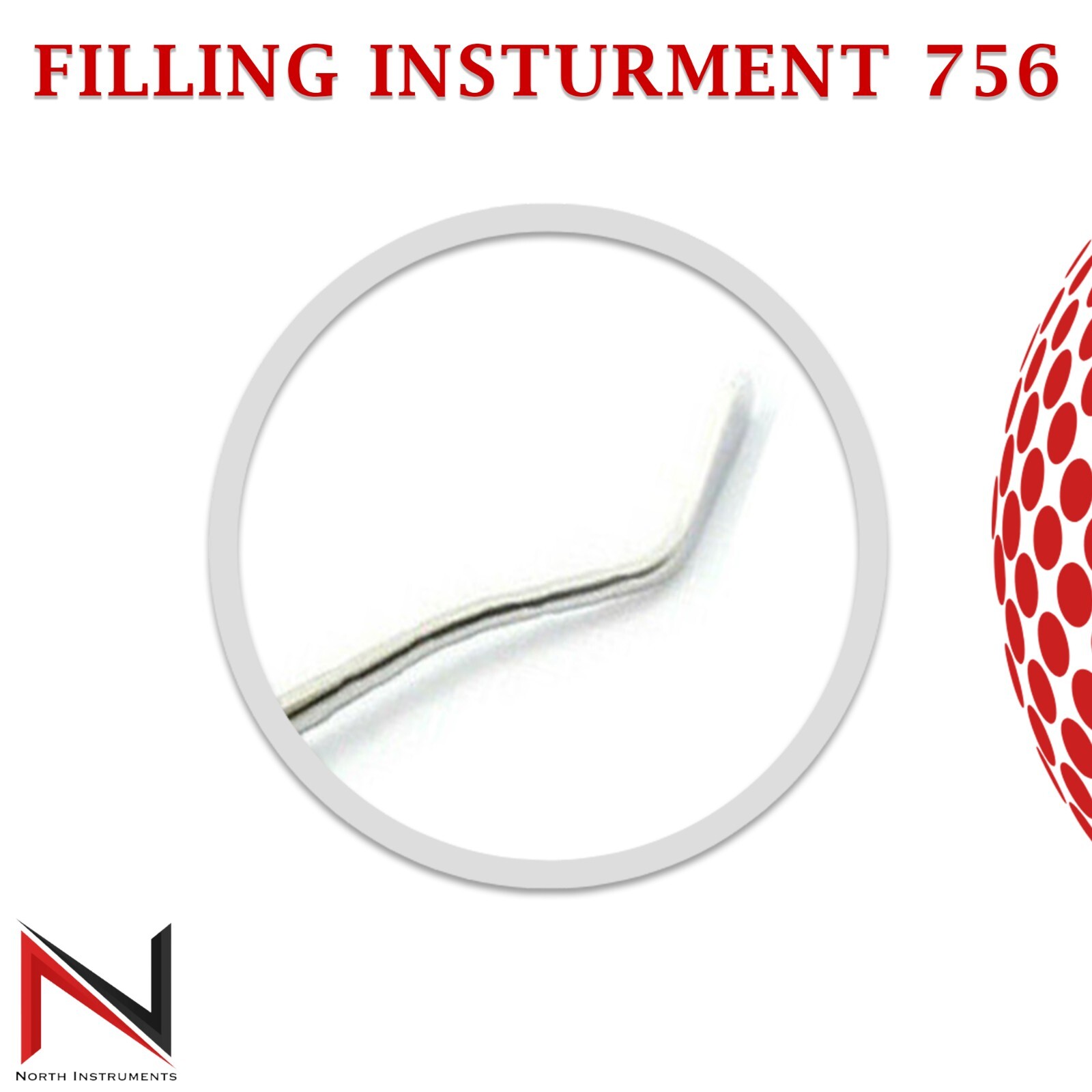 Flat Plastic Cavity Restorative Cleaning Tools: Dental 756-3 Filling Instruments