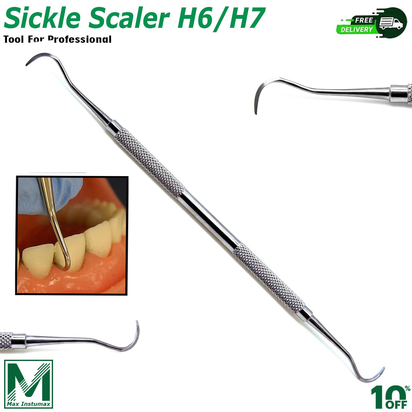 Dental Teeth Cleaning Kit Oral Care Tooth Dentist Instruments German Grade