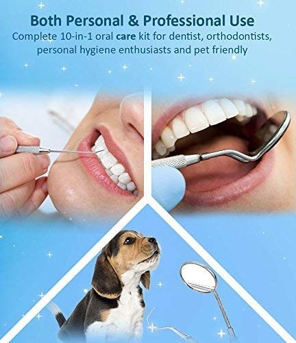 Professional Dental Tools Kit, Teeth Cleaning Oral Care Kit, Tooth Pick Denta…