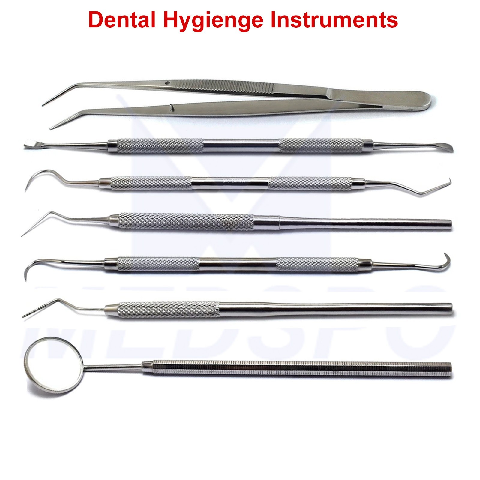 Dental Hygiene Kit Teeth Cleaning Tartar Remover Periodontal Diagnostic Probe CE
