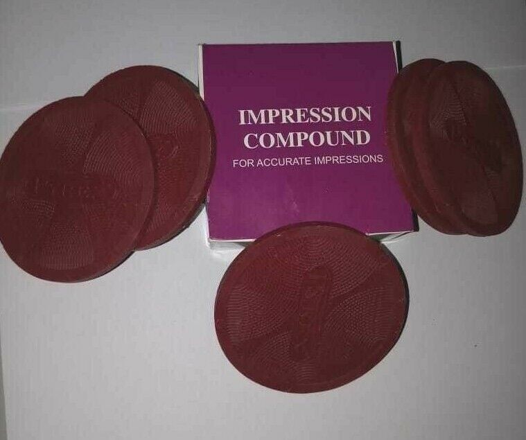 6 x Dental Impression Compound (200 Gms) 5 Cake= 1200 Gms (30 Cakes)