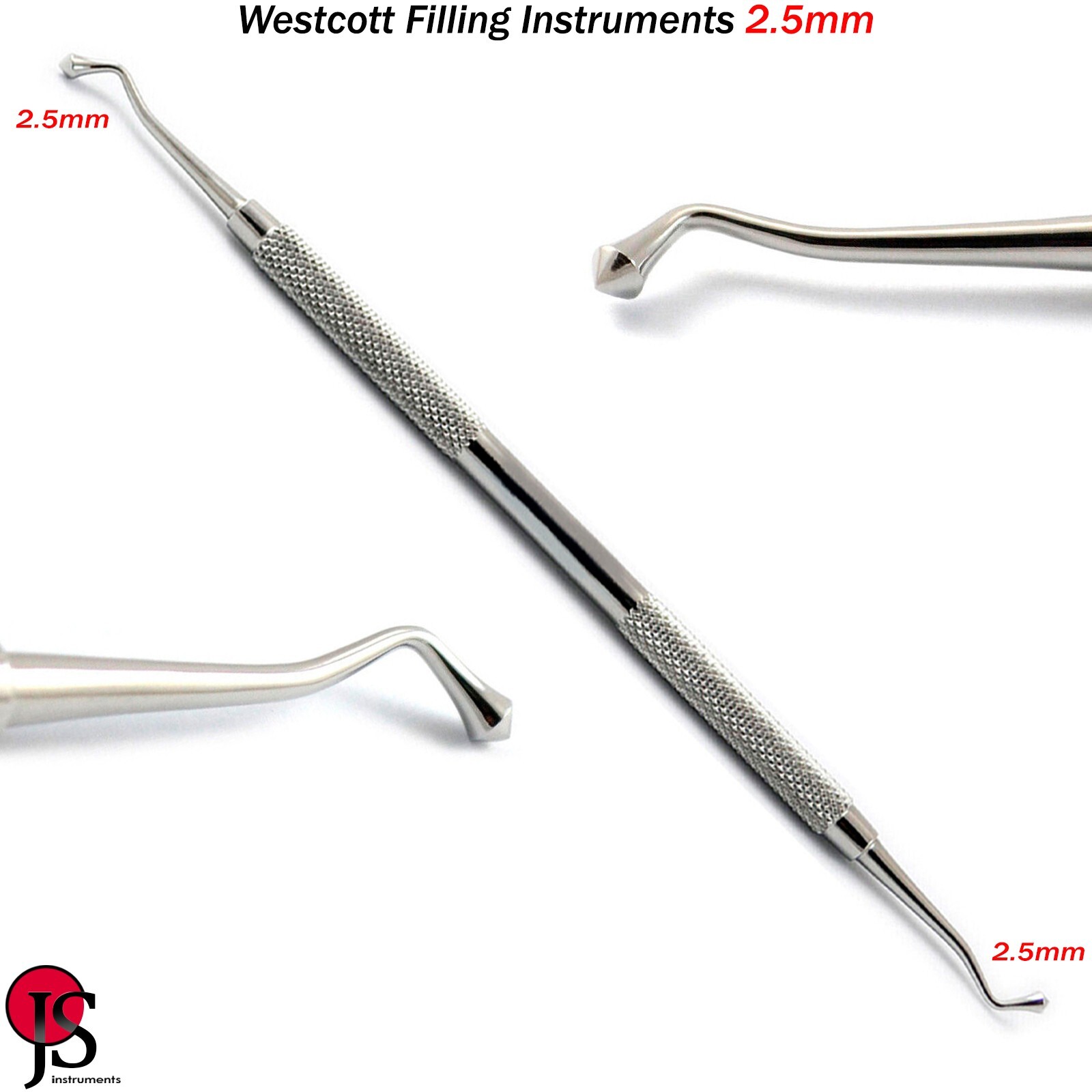 Composite Filling Instruments Restoration Heidemann Spatula Acorn Burnisher 5PCS