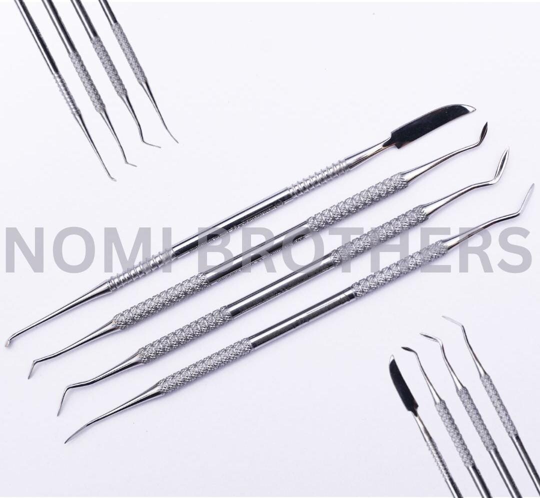 Dental Hollenback Amalgam Wax Carvers Restorative Filling Instruments Set Of 4