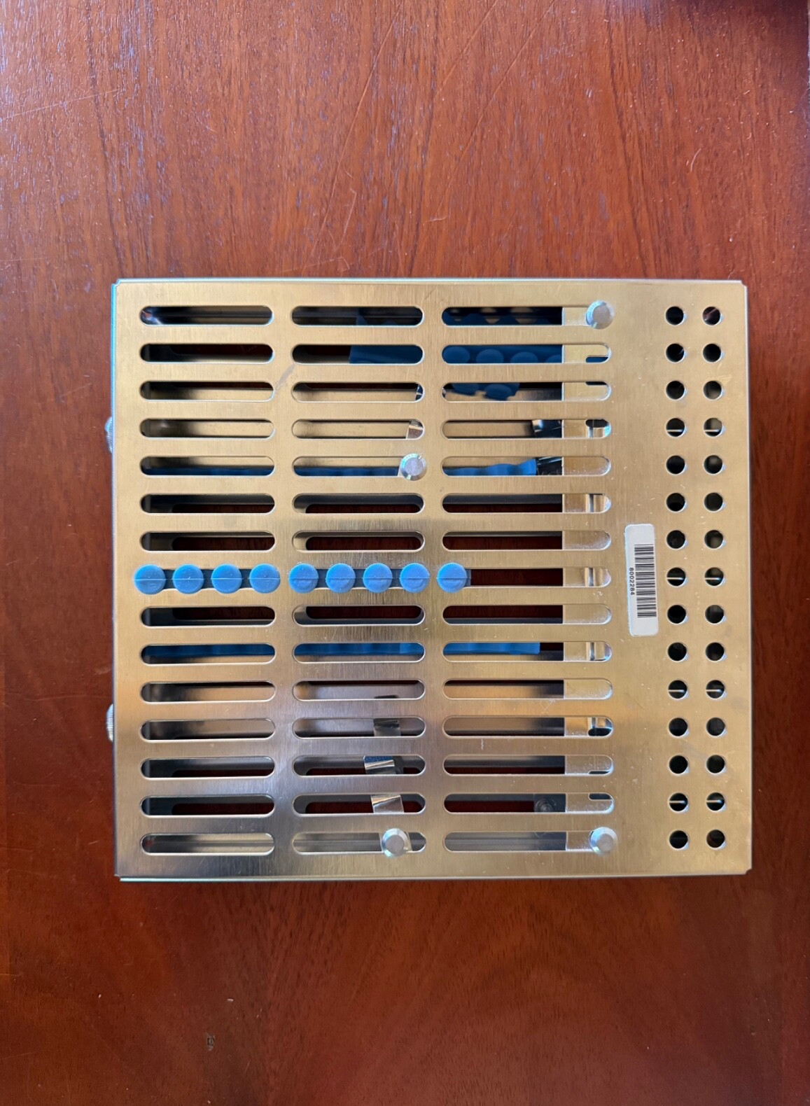 dental cassette hu-friedy 8.5″ x 8″x 1″ Blue 11 slots signature series