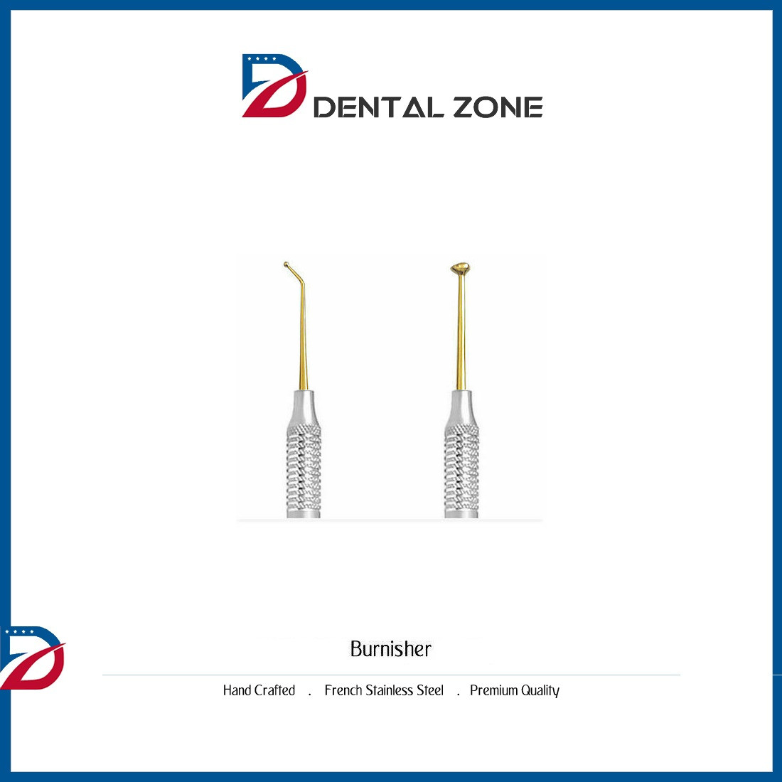 *SET OF 5 *BURNISHER EGG BALL DENTAL AMALGAM FILLING INSTRUMENT *CE*