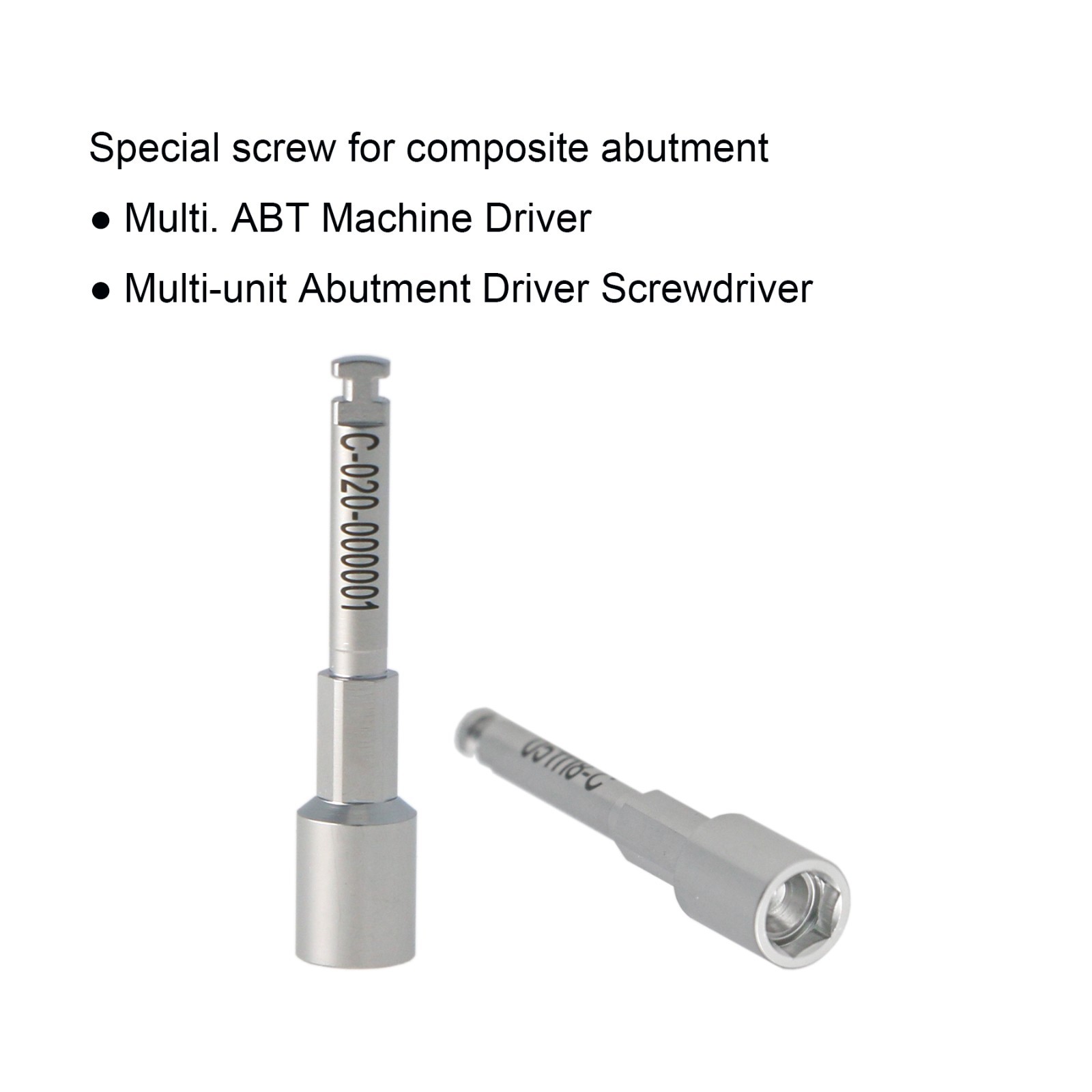 Hiossen Implant Bone-Level Surgical Tool 1.2 Wrench Driver Profiler Guide Screw