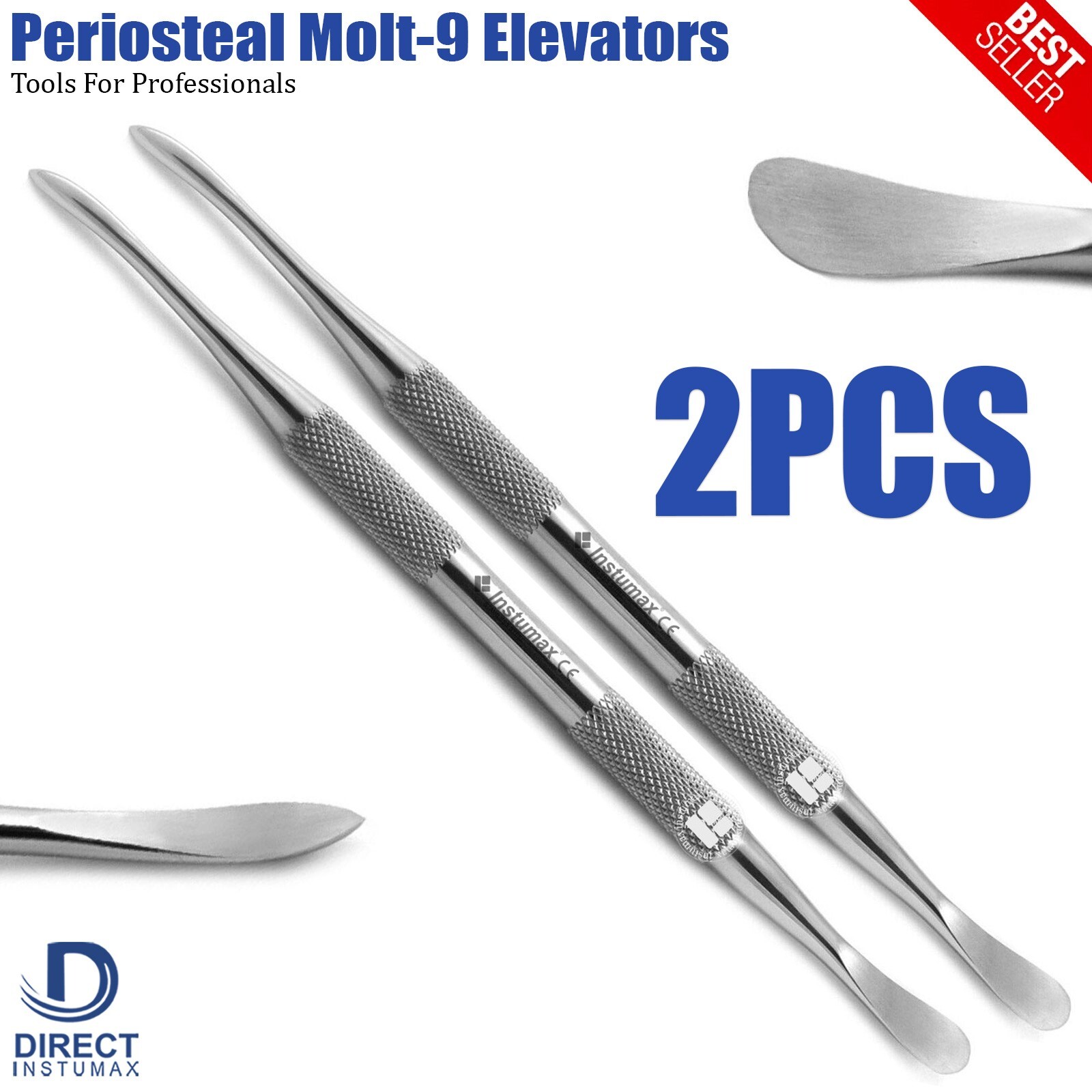 Periosteal Elevator Molt # 9 Dental Surgical Implant Stainless Steel Instruments