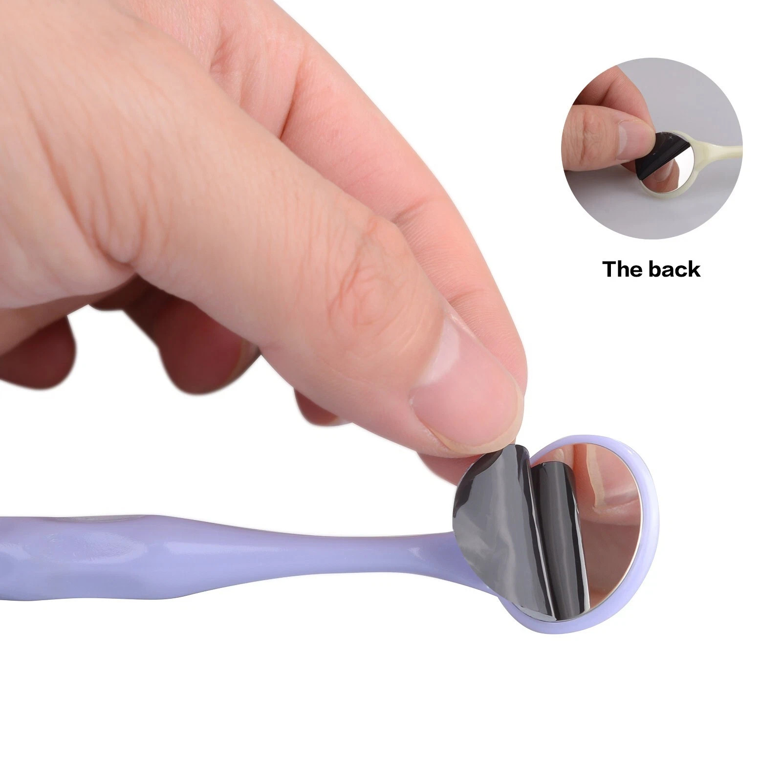 10/ Dental Anti-fog Mouth Mirror Front Surface Double Side Examination Reflector