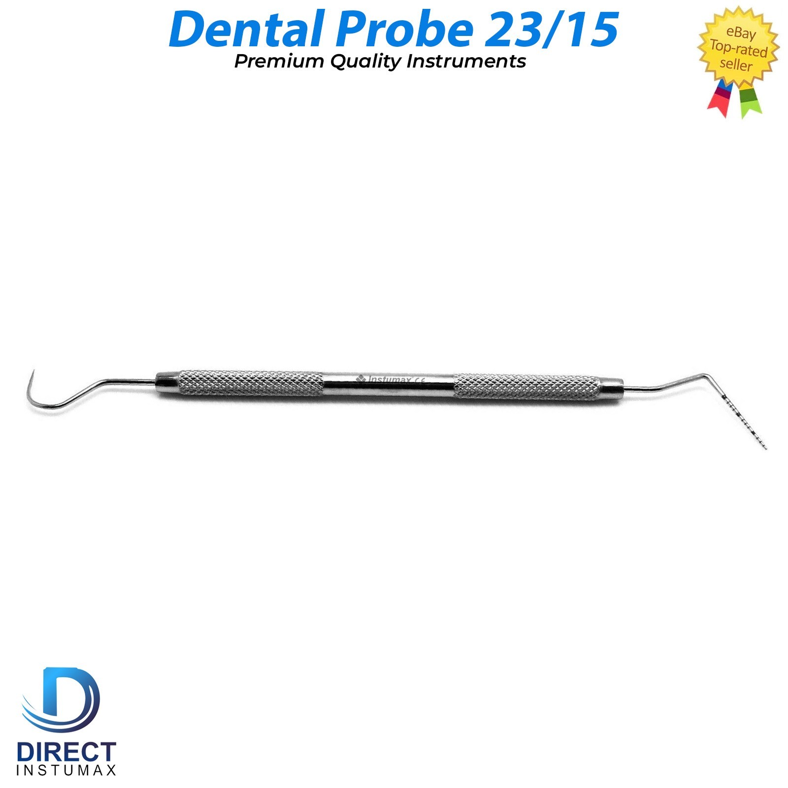 Dental Explorer Probe UNC15/23 Color-Coded Periodontal Diagnostic Instrument