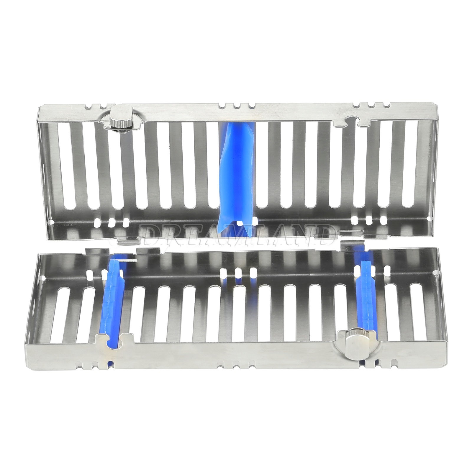 Dental Cassette Tray Sterilization Box Autoclave Surgical for 5 Instruments