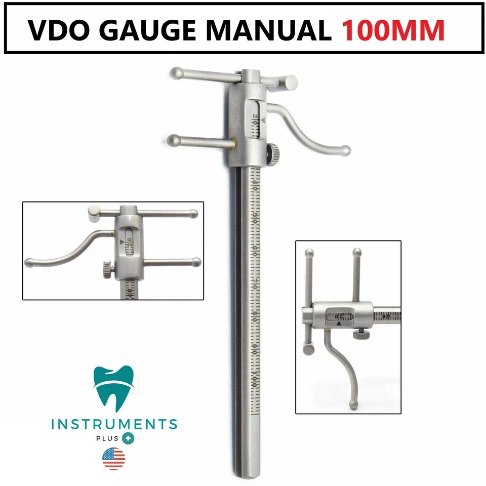 Dental VDO Gauge Ruler Venus Apollo Prosthodontics Implant Occlusion Gauge
