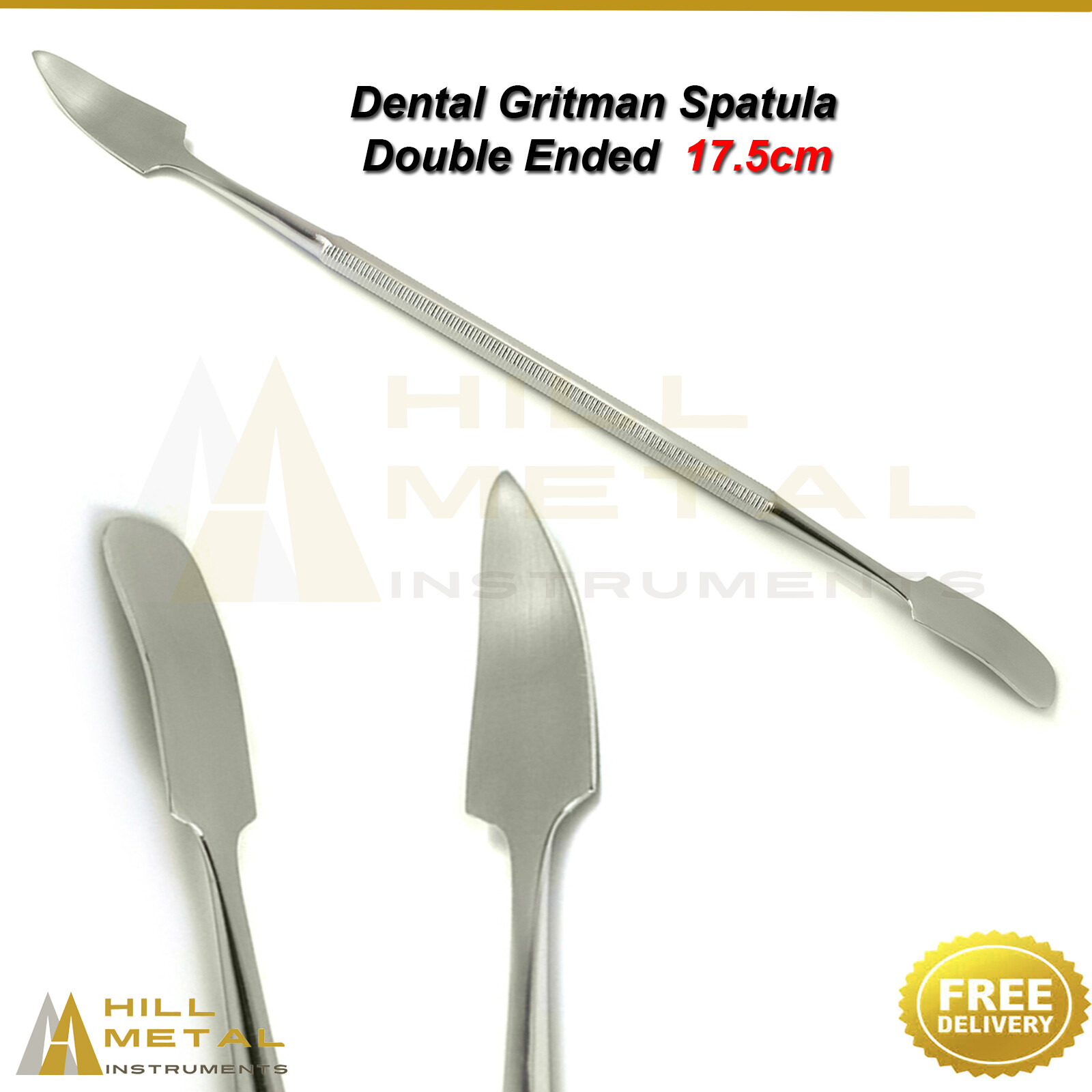 Dental Gritman Spatula Wax Modelling Sculpting Double Ended Restorative Tools CE