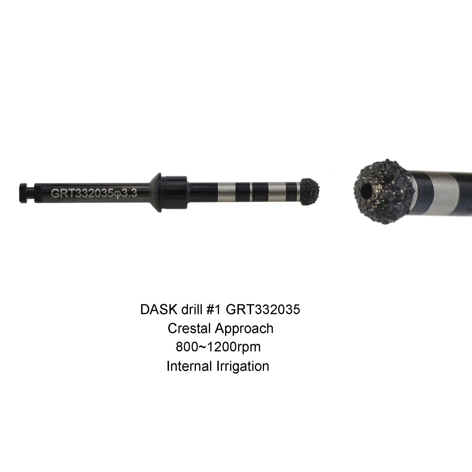 DASK Dental Advanced Sinus Lift Elevation Instruments Drills Diamond Bur Stopper