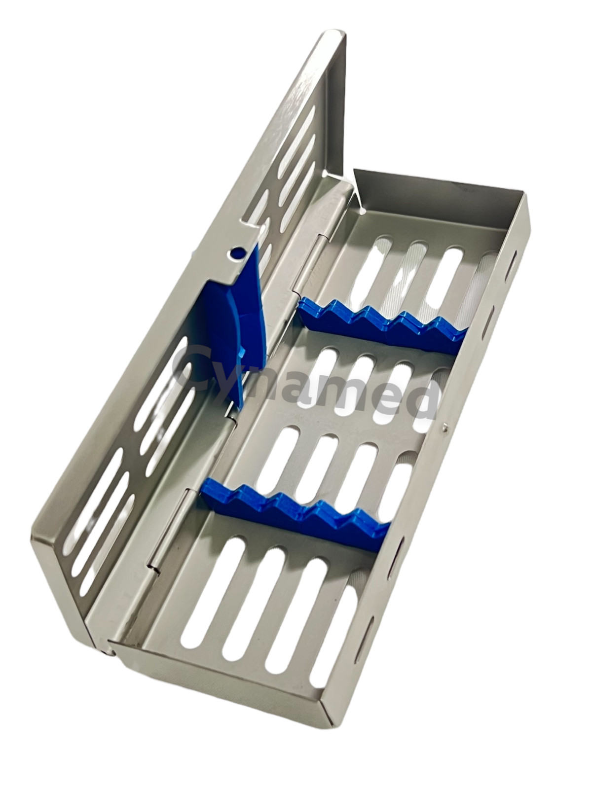 Dental Sterilization Cassette, Autoclave Tray, Rack, Box, 5-Instruments ‘Blue’