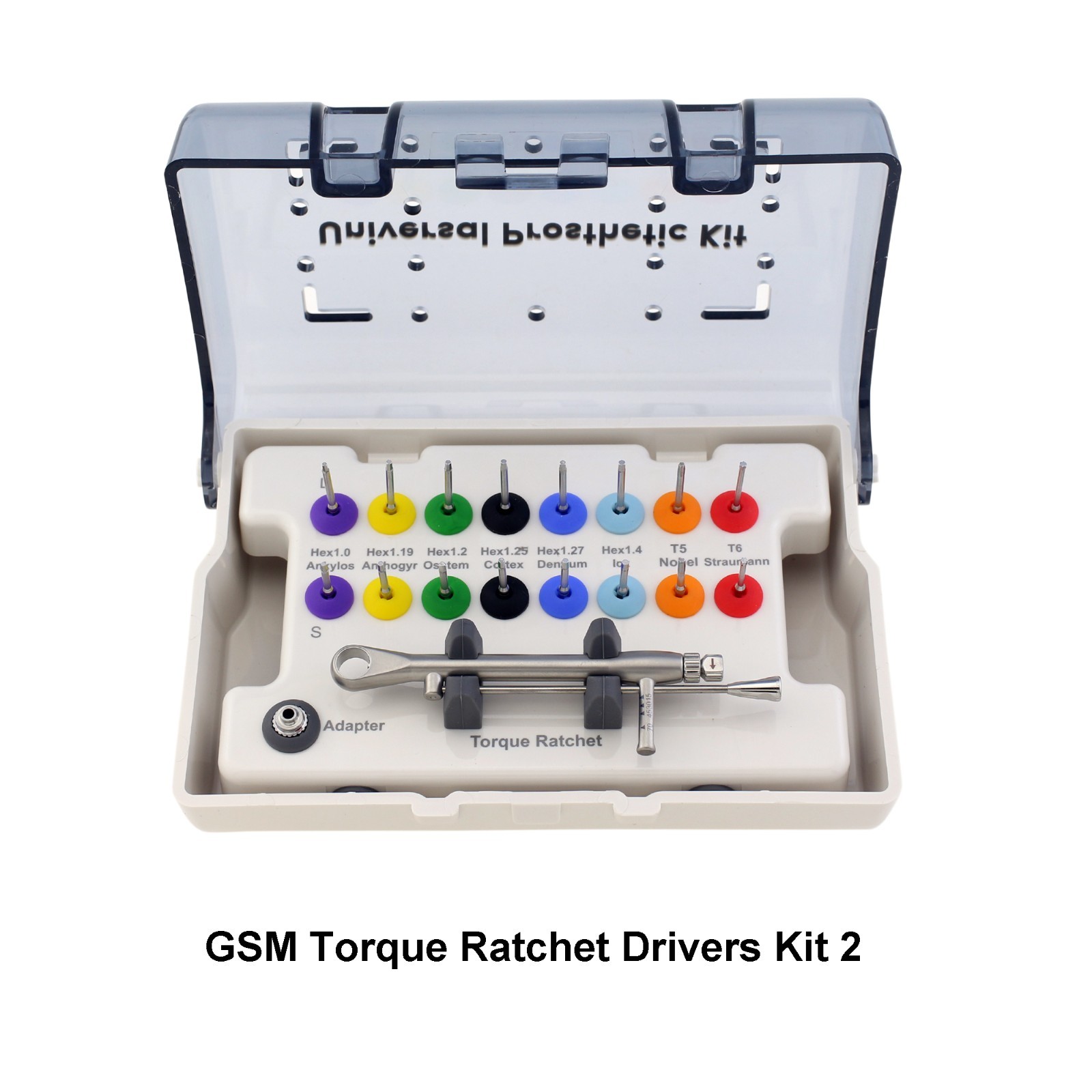 Dental Universal Implant Prosthetic Kit Torque Wrench Drivers Screwdriver Manual