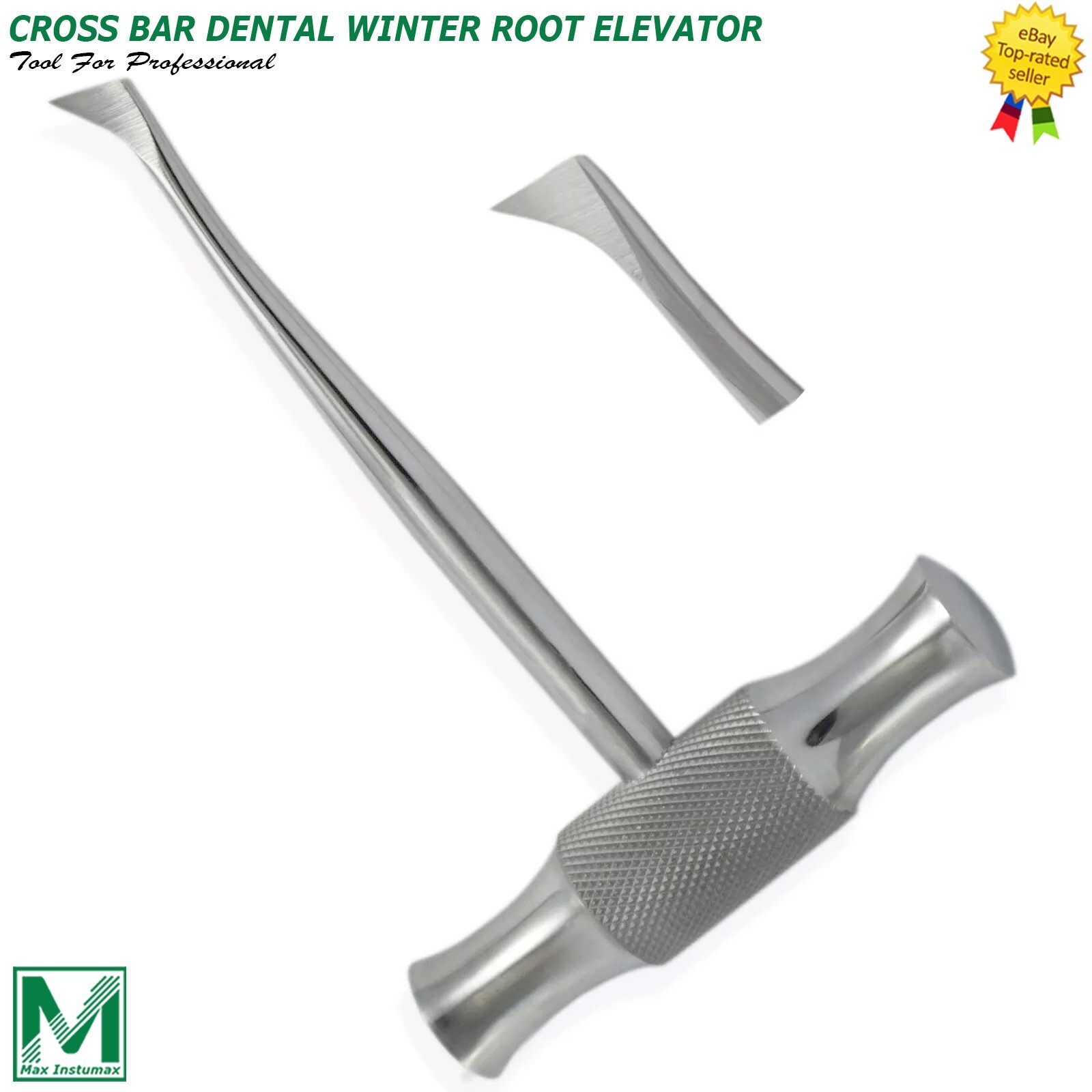 CROSS BAR DENTAL WINTER ROOT ELEVATOR BLADE LEFT + RIGHT SURGICAL ROOT EXTRACTOR