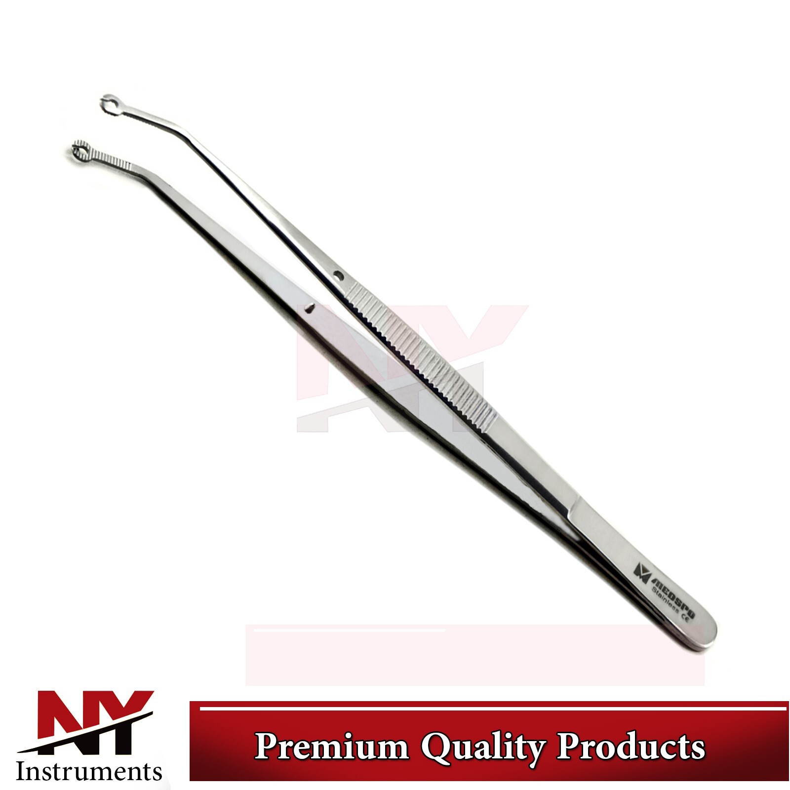 Dental Surgical Corn Suture Tweezers Suturing Forceps Tissue Holding Plier