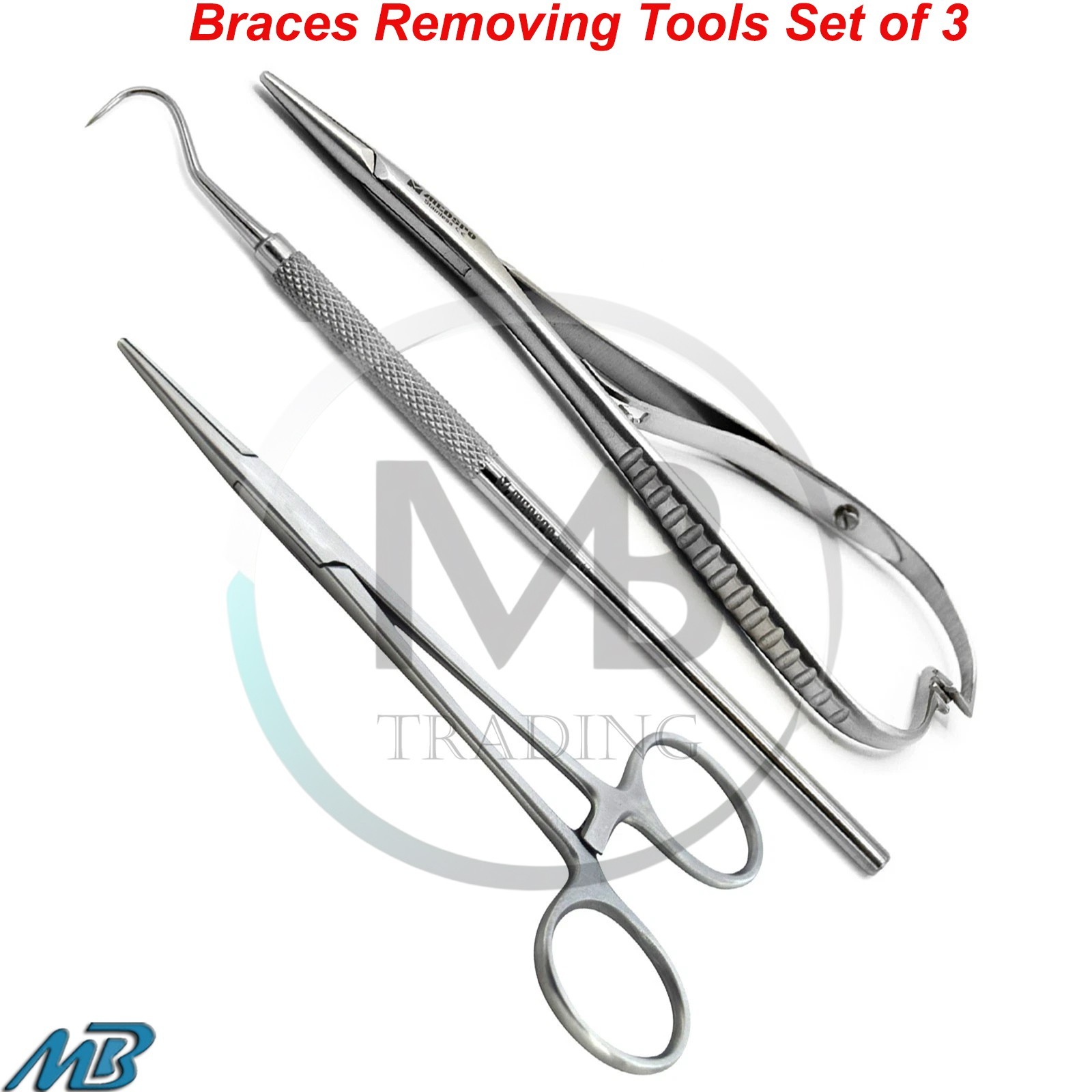Orthodontic Basic Ligature Ties Removal Kit Dental Braces Adjusting Lab Tools CE