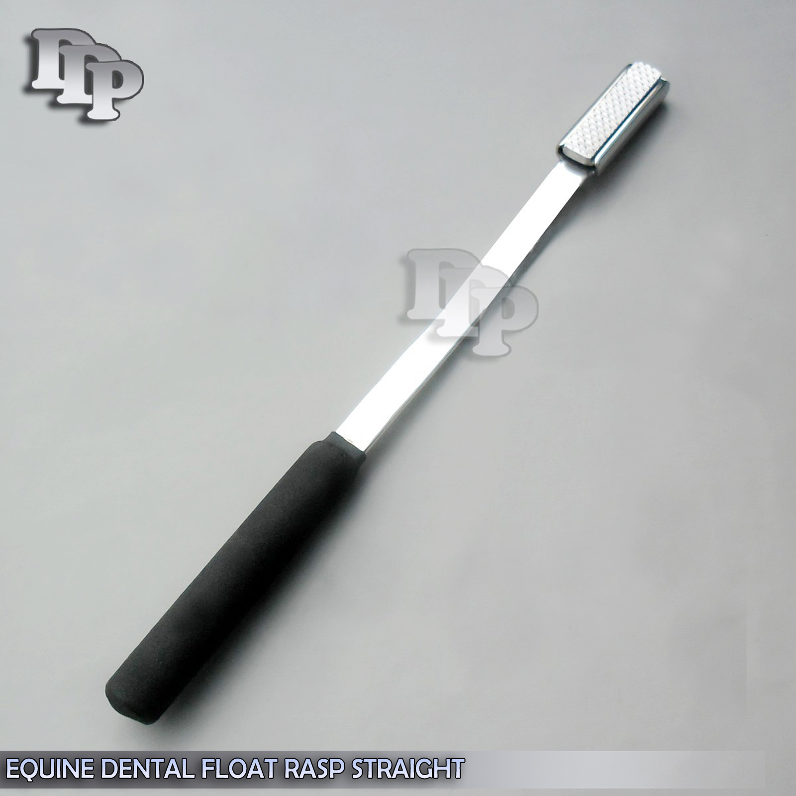 Equine Dental Float Rasp Straight Flat Handle Veterinary Instruments