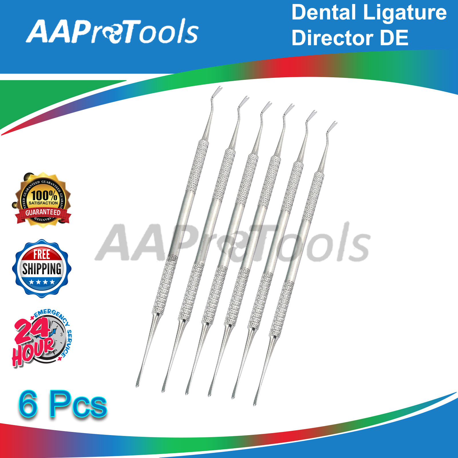 6 Pcs Ligature Director Orthodontic Dental Instruments