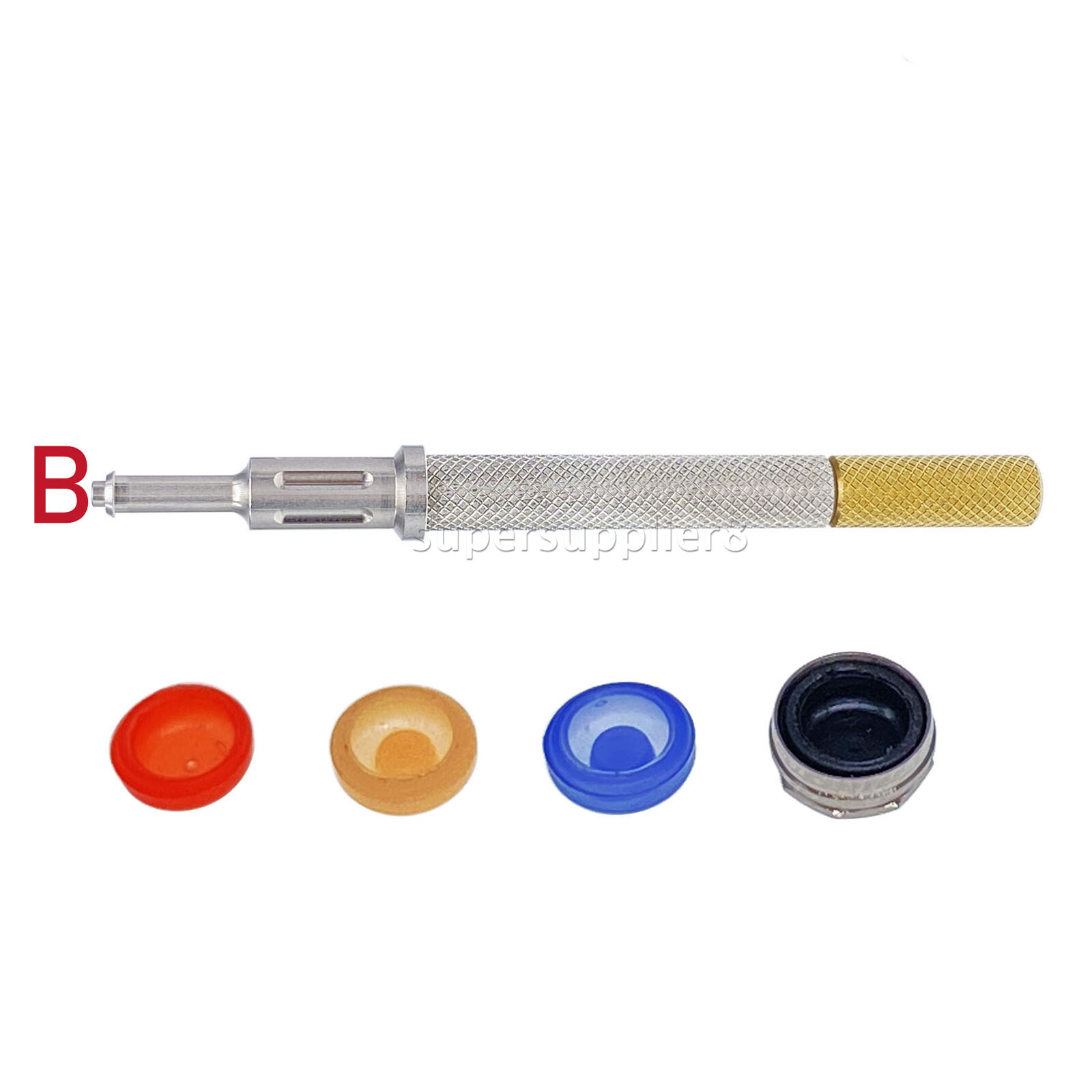 Universal Implant Retention Caps Set Insertion Extraction Remove Core Tool