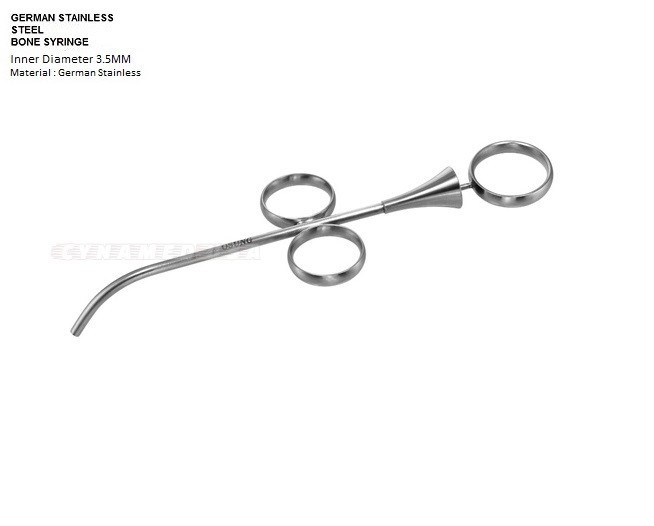 NEW GERMAN STAINLESS BONE GRAFT SYRINGE 3.5mm Implant Dental Instruments
