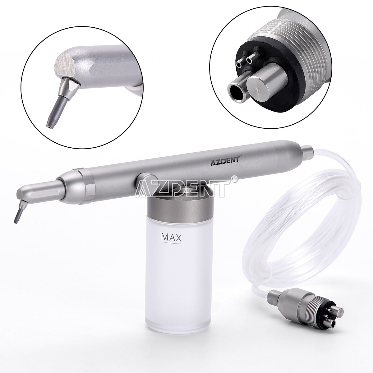 Dental Instrument Aluminum Oxide Micro Blaster Sandblasting Alumina System 2/4H