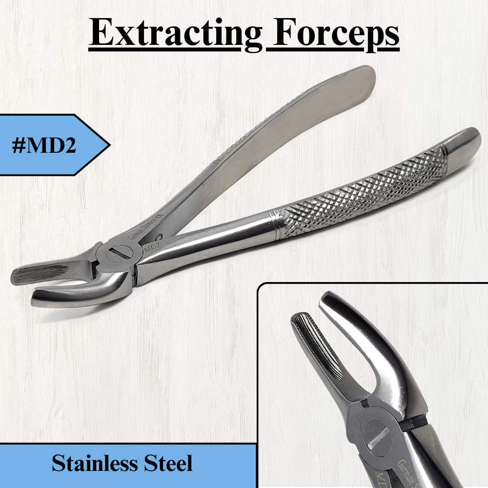 German Dental Extracting Forceps #MD2 Upper Incisors Teeth Surgical Instruments