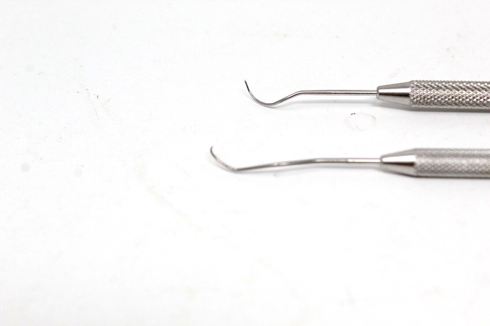 Set of Hu-Friedy EXD11/12 H8 & Premier 1003527 3CH CF Double Ended Cavity Finder