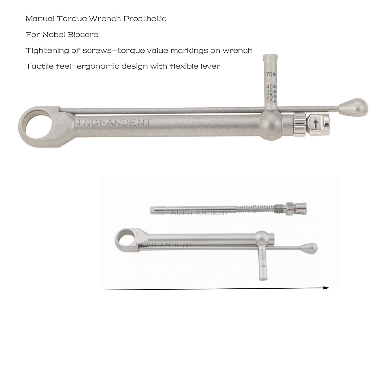 For Nobel biocare active Implant Torque adapter Wrench Screw driver Dental Tools