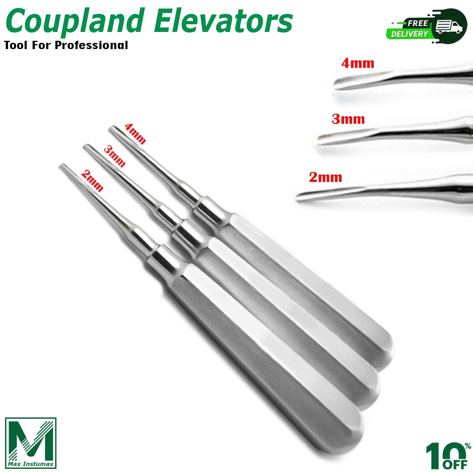 Dental Elevators Coupland Elevators Extracting Extraction Surgical instruments