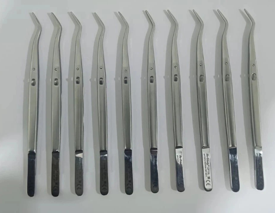 Lot Of 10 Hu-Friedy DP18L Locking Cotton & Dressing Dental Pliers #18L