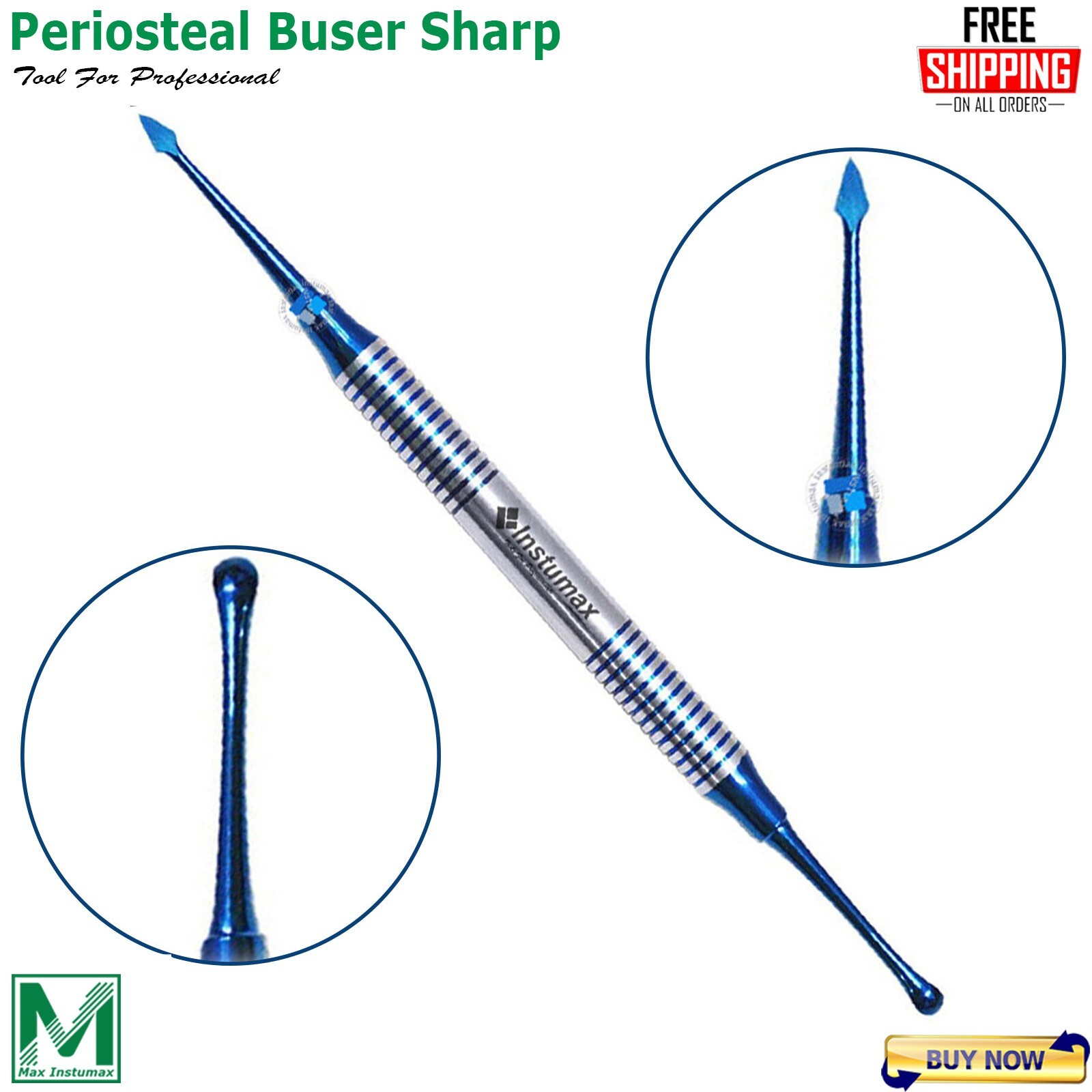 Dental Microsurgery Periosteal Elevator Castroviejo Needle Holder Forceps Kit