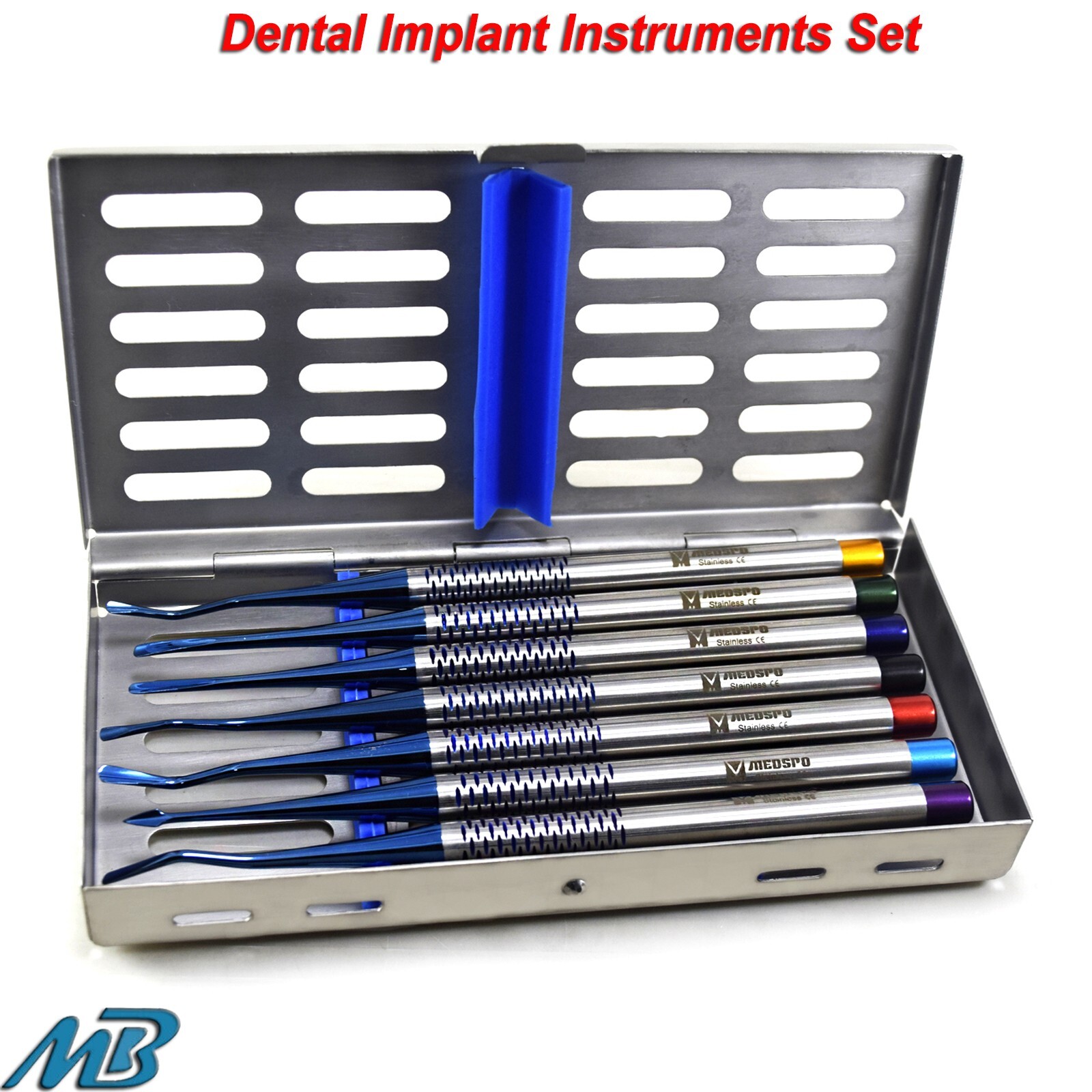 Implants Extraction PDL Luxating Root Elevators Dental Surgical With Casstte CE