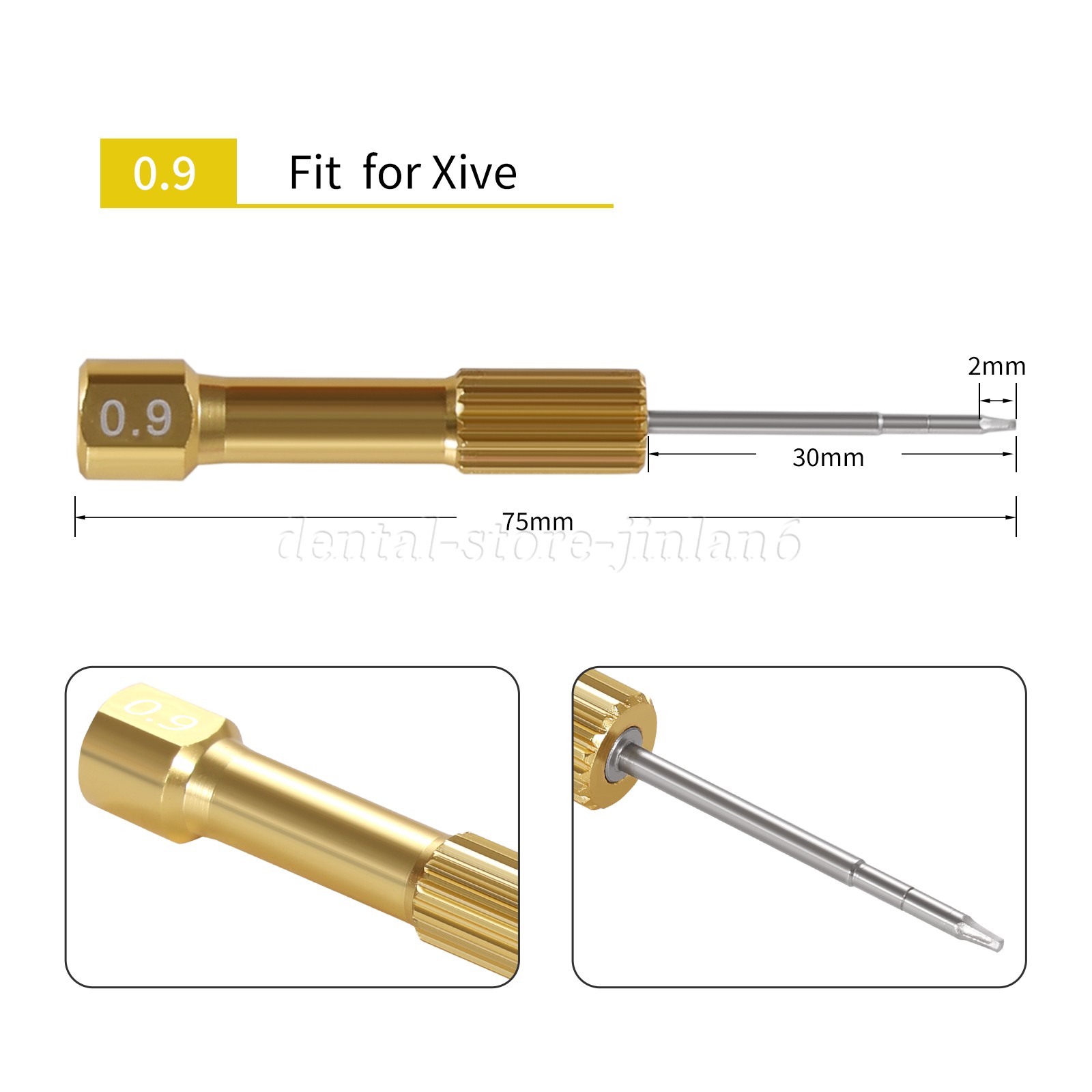 Dental Implant Screw Driver Kit Lab Abutment Implant Tools Drivers with Holder