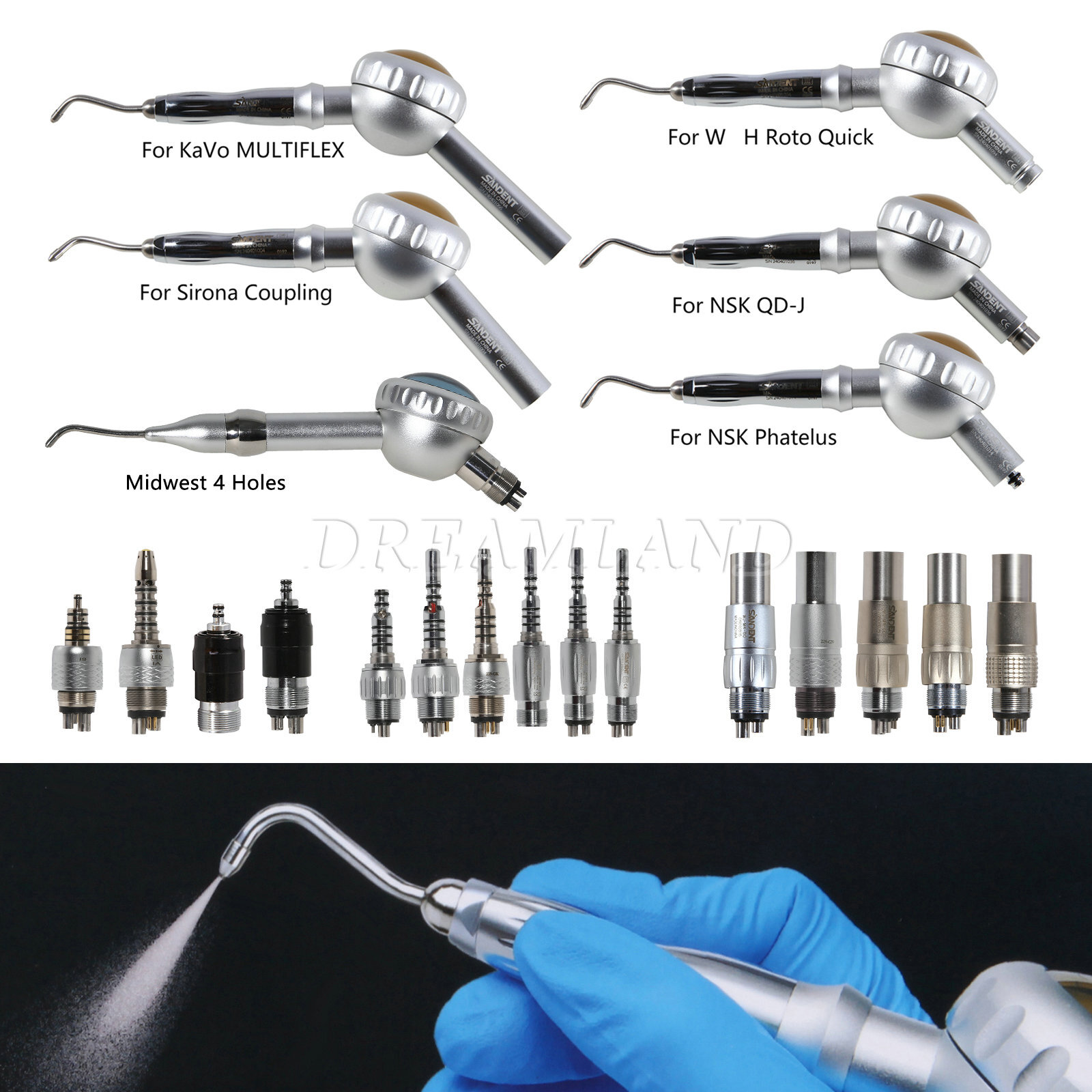 Hygiene Air Flow Tooth Polishing Polisher Prophy Handpiece for KaV NSK