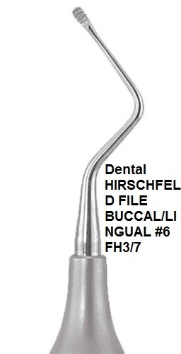 DENTAL INSTRUMENT HIRSCHFELD FILE BUCCAL/LINGUAL #6 FH3/7 We are suppliers Only