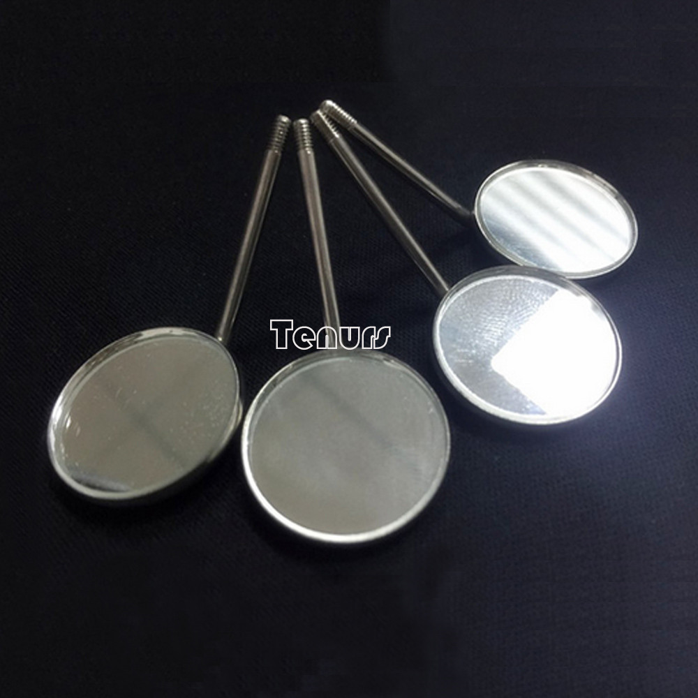 10/50/100PC #4 Dental stainless steel Mouth Mirror head Reflector Odontoscope