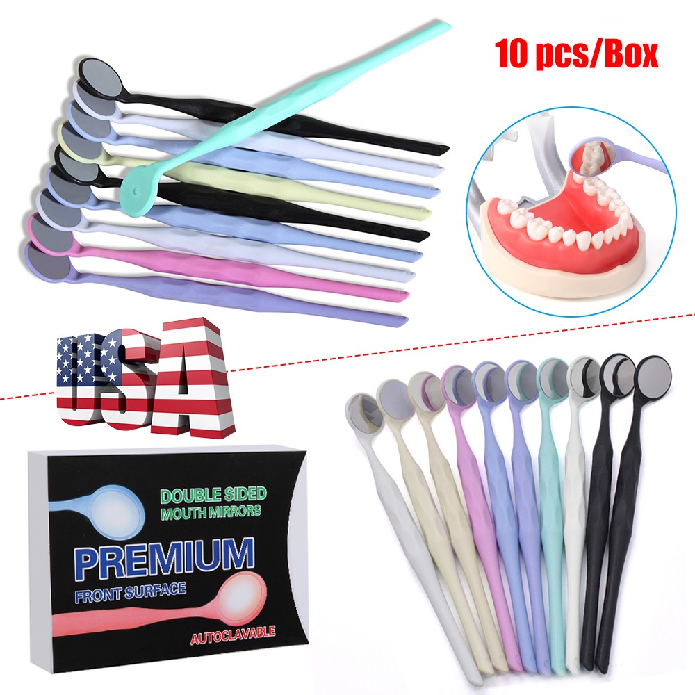 Dental Autoclavable PREMIUM Mouth Mirrors Front Surface Double /Sgl Sided ne