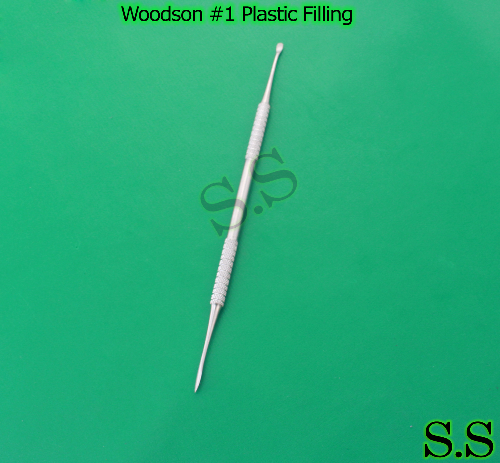 3 pcs Woodson #1 Plastic Filling Dental Instruments Stainless Steel