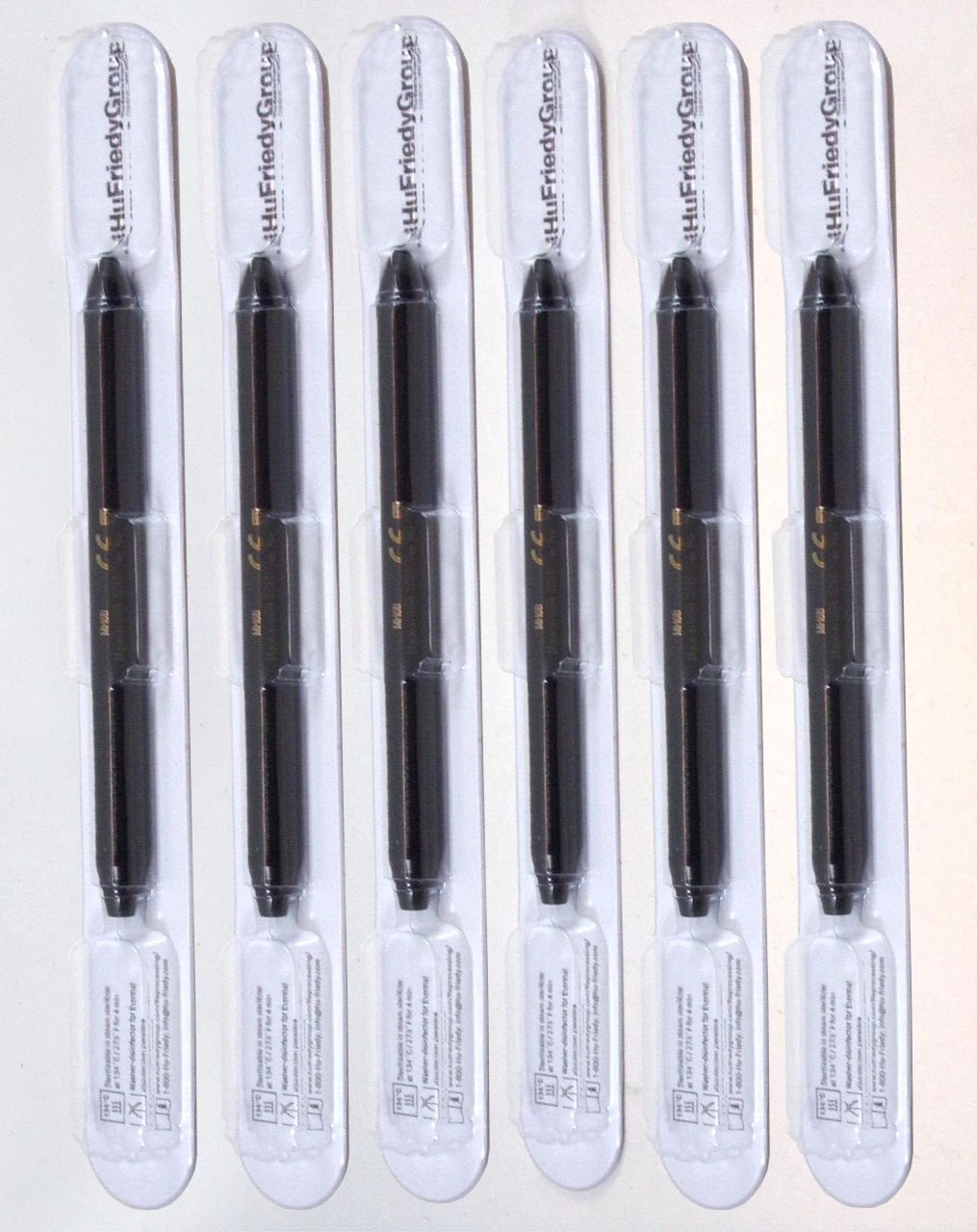 Dental Blackline Cone Socket Mirror Handle MH6B 6 Pcs HU FRIEDY