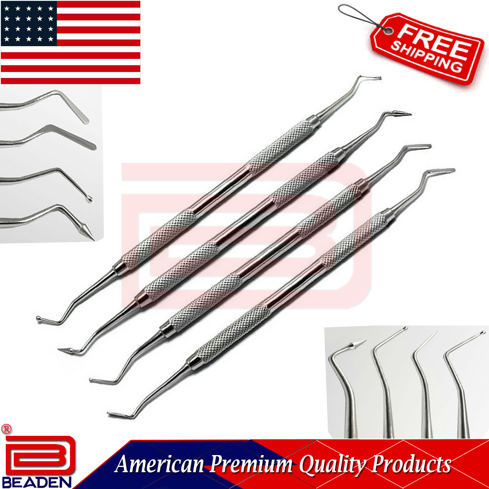 Dental Composite Filling Tools Spatula Plugger Burnisher Restorative Beaden® New
