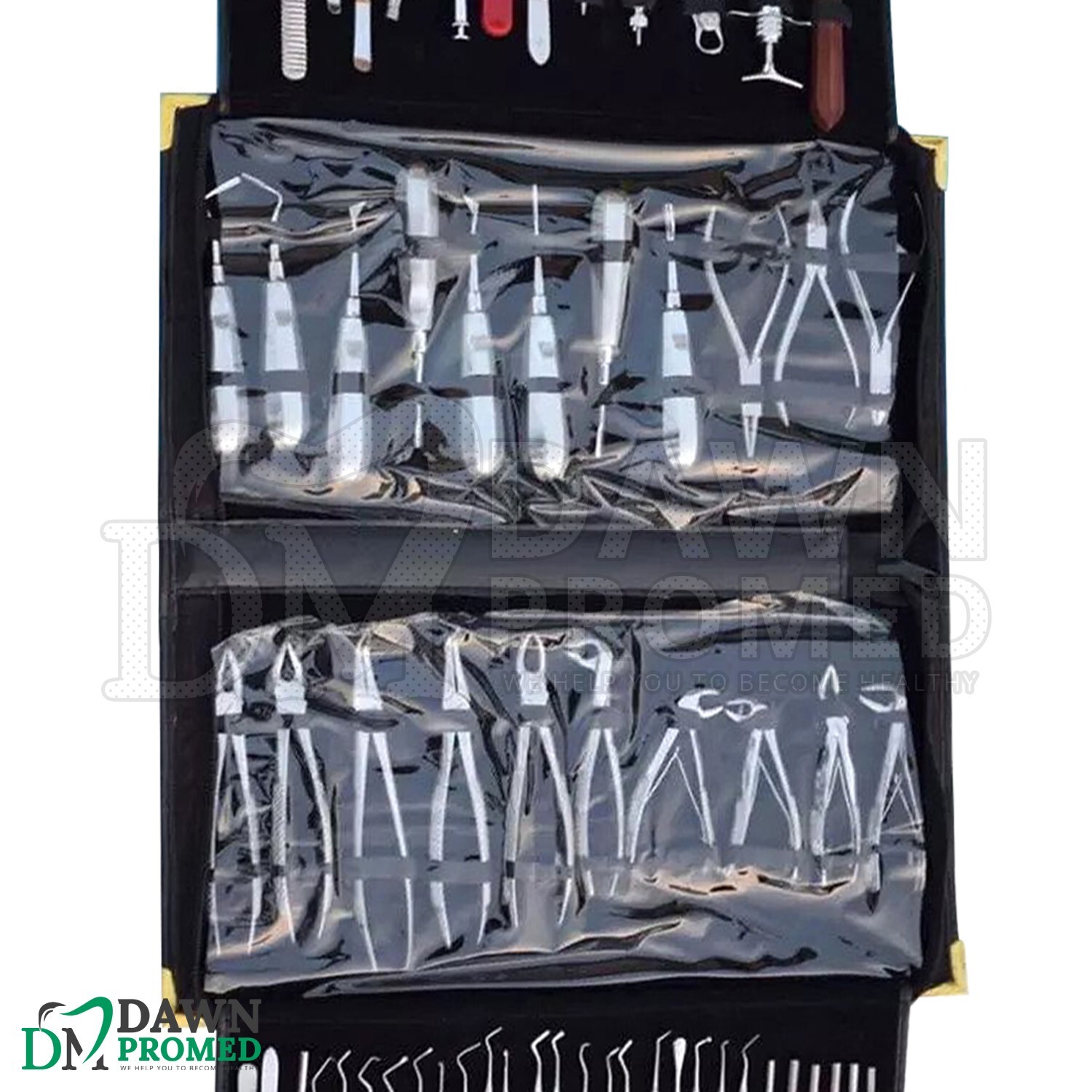 161 Pcs Oral Dental Extraction Surgery Kit With FREE Carrying Case German Gr