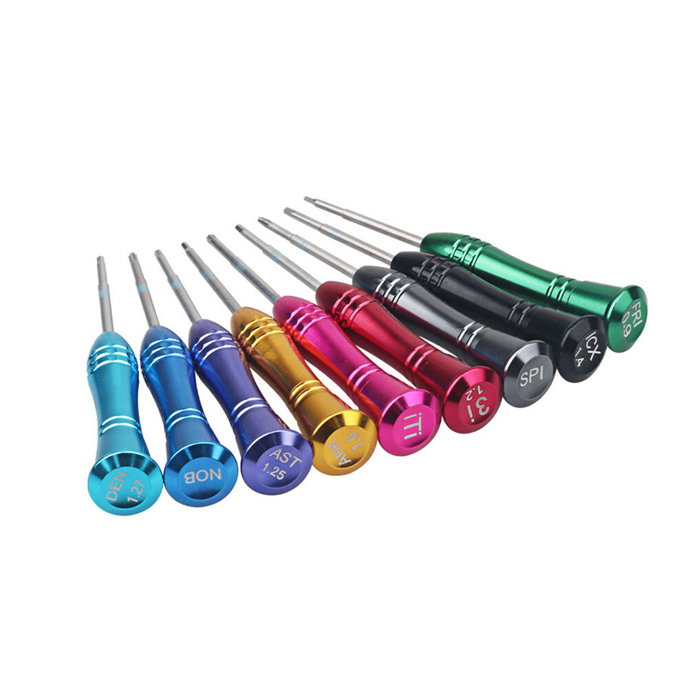 9Pcs/set Dental Implant Screw Drivers Kit Abutment Dentistry Tool with Stand Box