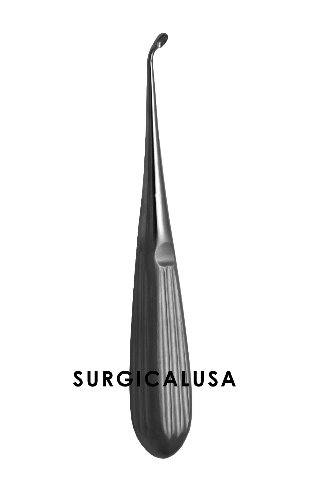Spratt Bruns Bone Curette 6.5″ Angled Oval Cup #6 Surgical Dental Instruments