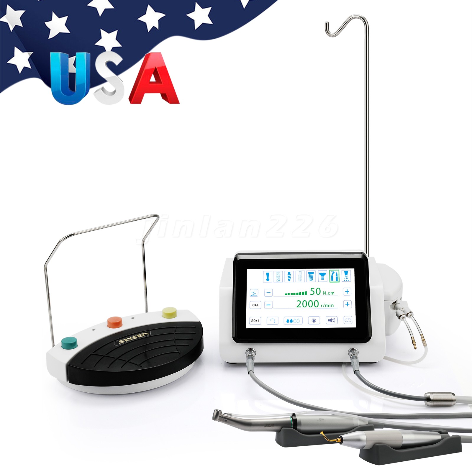 2in1 Piezo Surgery & Implant Motor System Dental Bone Surgery & Implantation