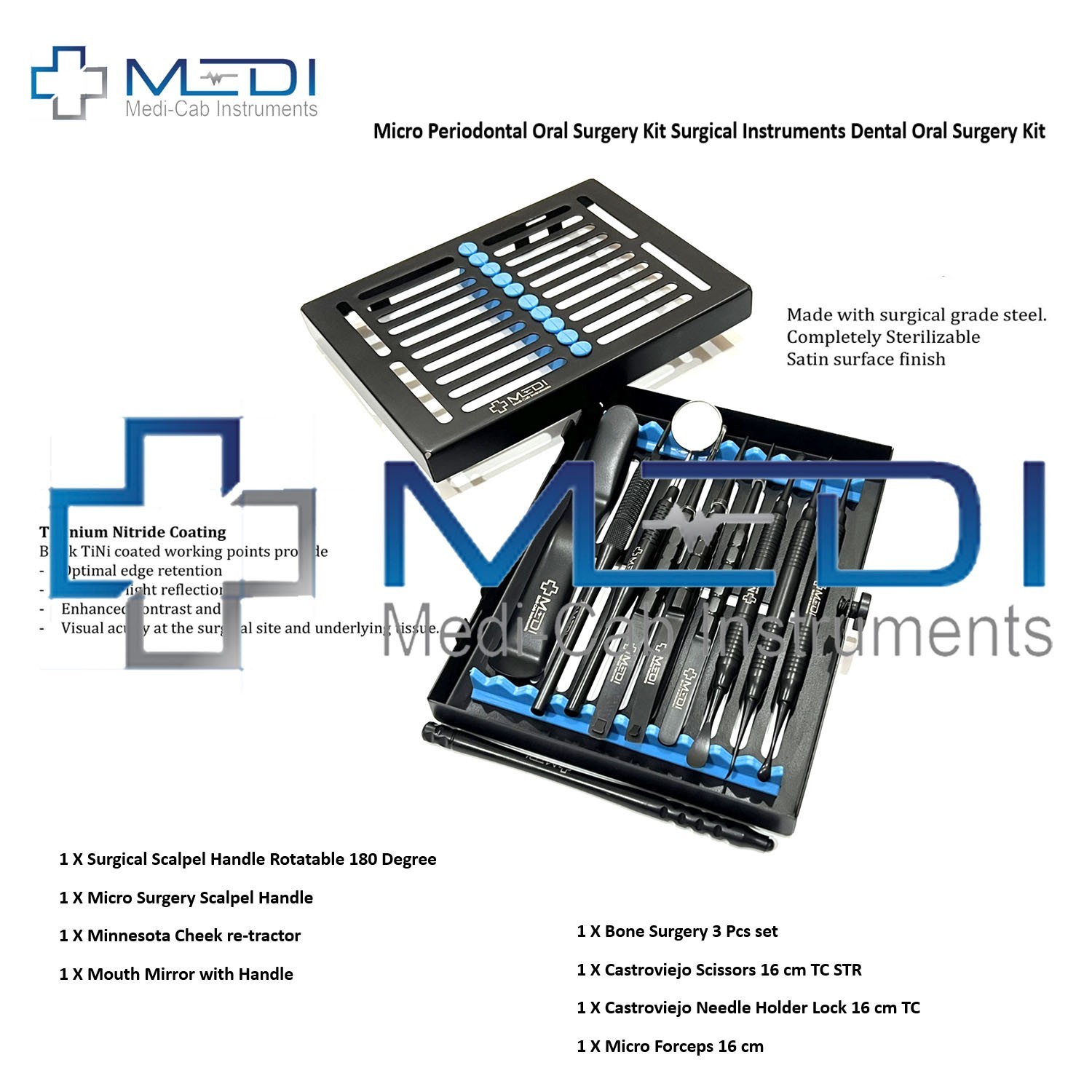 Micro Periodontal Oral Surgery Kit Surgical Instruments