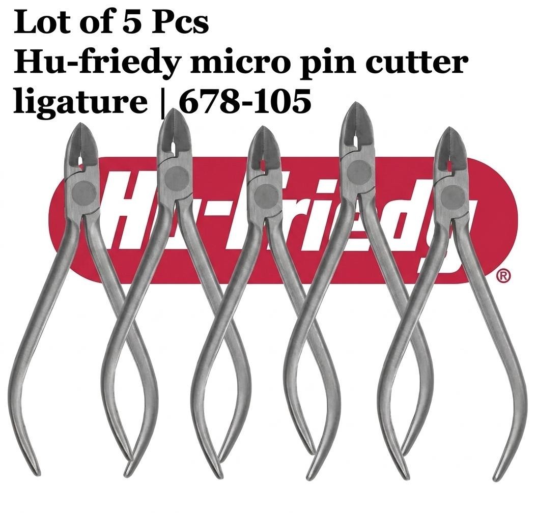 Lot of 5 Hu-Friedy 678-105 Micro Pin Cutter Ligature